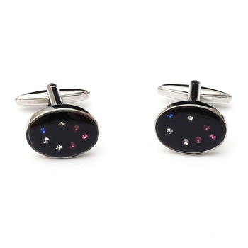 Butoni camasa Grazie Filipeti cu cristale multicolore Butoni camasa Grazie Filipeti cu cristale multicolore