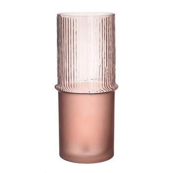 Vaza din sticla rose, 13 x 30 cm Vaza din sticla rose, 13 x 30 cm