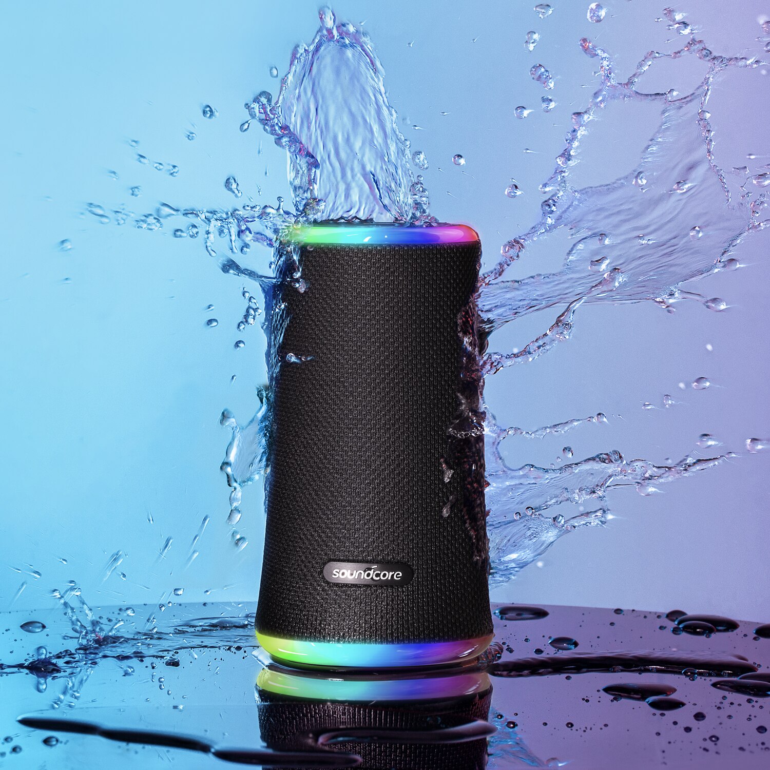 Soundcore Flare 2　2台セット Boxa portabila Anker SoundCore Flare II, Black - eMAG.ro