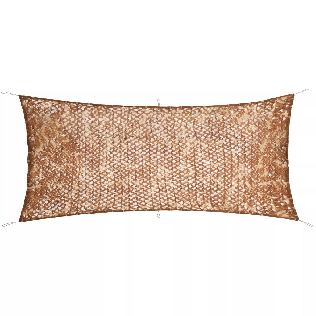 Set plasa de camuflaj cu geanta depozitare, vidaXL,Textil, 1,5 x 4 m, Bej