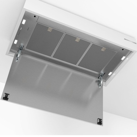 Hota incorporabila Bosch DRR16AQ20, Putere de absorbtie 580 mc/h, HomeConnect, EcoSilence, 105 cm, Alb