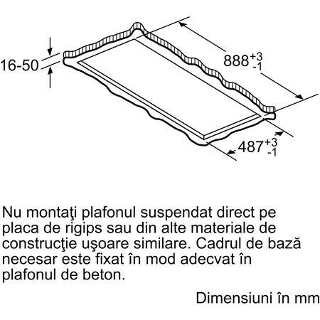Hota incorporabila Bosch DRC96AQ50, Putere de absorbtie 734 mc/h, HomeConnect, EcoSlience, Wi-Fi, 90 cm, Inox