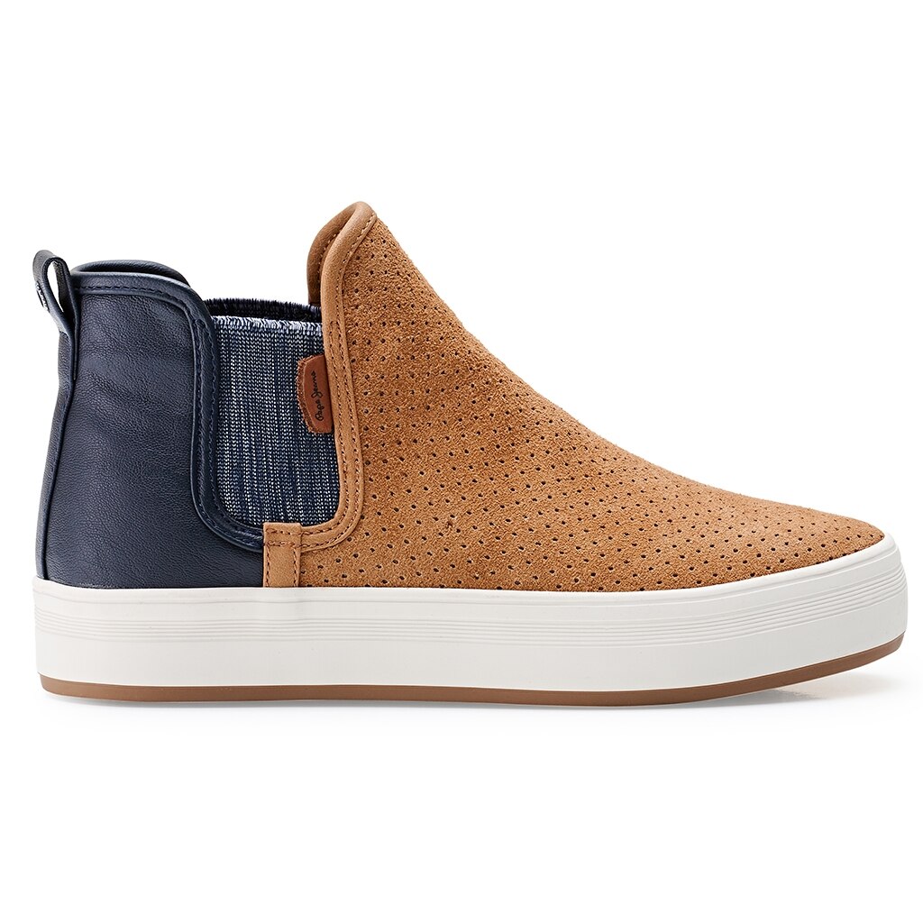 Pantofi sport Pepe Jeans Versa, Piele naturala, Maro, 41 EU