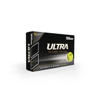 Set mingi golf Wilson ULTRA, galbene, 15 bucati Set mingi golf Wilson ULTRA, galbene, 15 bucati