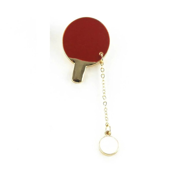 Brosa Hannali, Pursehuit, Aliaj metalic, Auriu