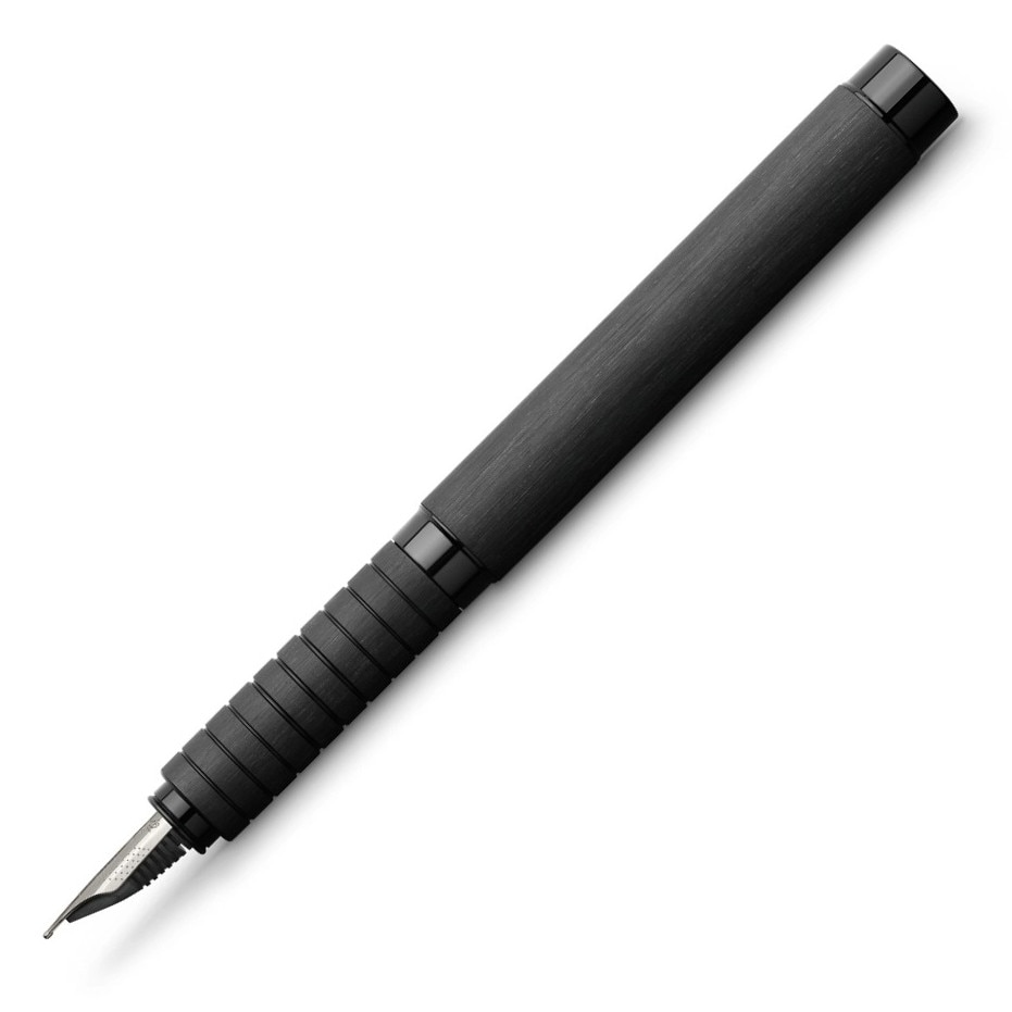 Stilou Essentio Aluminium Black Faber-Castell, Penita F