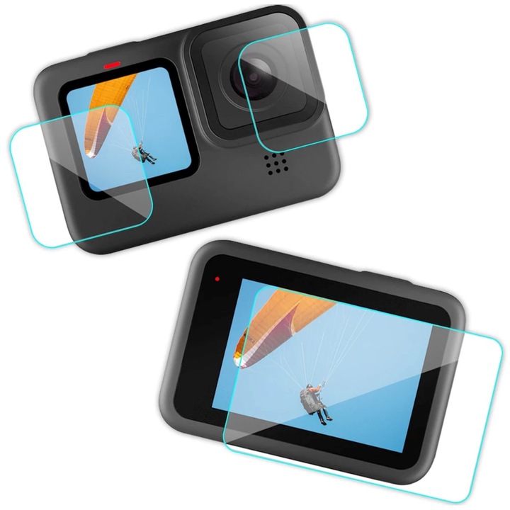 Комплект от 3 протектора urewo, За защита на дисплея, За камерата GoPro Hero 9