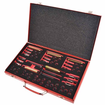 Set reconditionare a filetului bujiilor 63 piese M8 M9 M10 M12, vidaXL, Otel carbon, 44 x 27,5 x 5 cm Set reconditionare a filetului bujiilor 63 piese M8 M9 M10 M12, vidaXL, Otel carbon, 44 x 27,5 x 5 cm