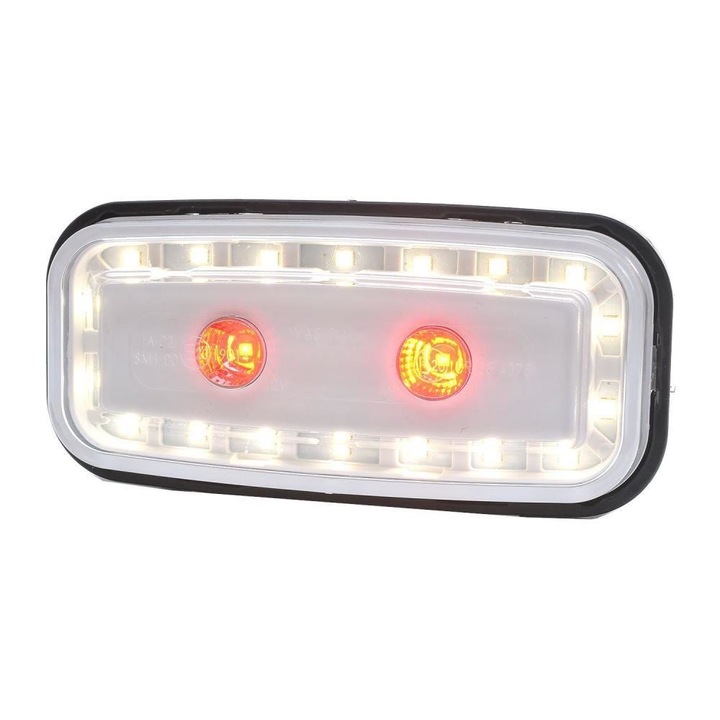 Lampa ceata si mers inapoi, transparenta, 117x56, cu LED, LAMPDEMIA W225 1481 AR F Was