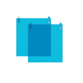 Set 2 x folie universala pentru oglinzi sau geamuri auto antiaburire, anti stropire, model dreptunghiular 200x175mm, include accesorii de montaj, transparent Set 2 x folie universala pentru oglinzi sau geamuri auto antiaburire, anti stropire, model dreptunghiular 200x175mm, include accesorii de montaj, transparent