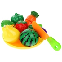 set de legume si fructe de taiat cutit si farfurioara incluse in set piese unite cu velcro dezvolta indemanarea multicolor imagen 10_0_
0