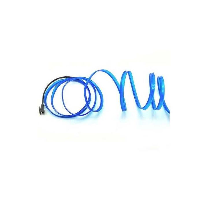 Fir SIKS® cu lumina ambientala auto, flexibil, pentru interior, albastru