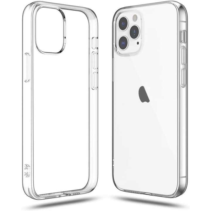Силиконов Калъф за iPhone 12/ 12 Pro, Прозрачен