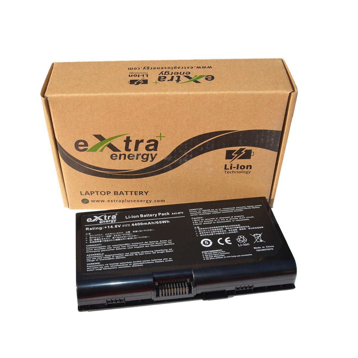 Baterie laptop Li-Ion potrivita pentru Asus A42-M70 M70 M70V X71 G71 X72 N70SV 4400 mAh cu 8 celule