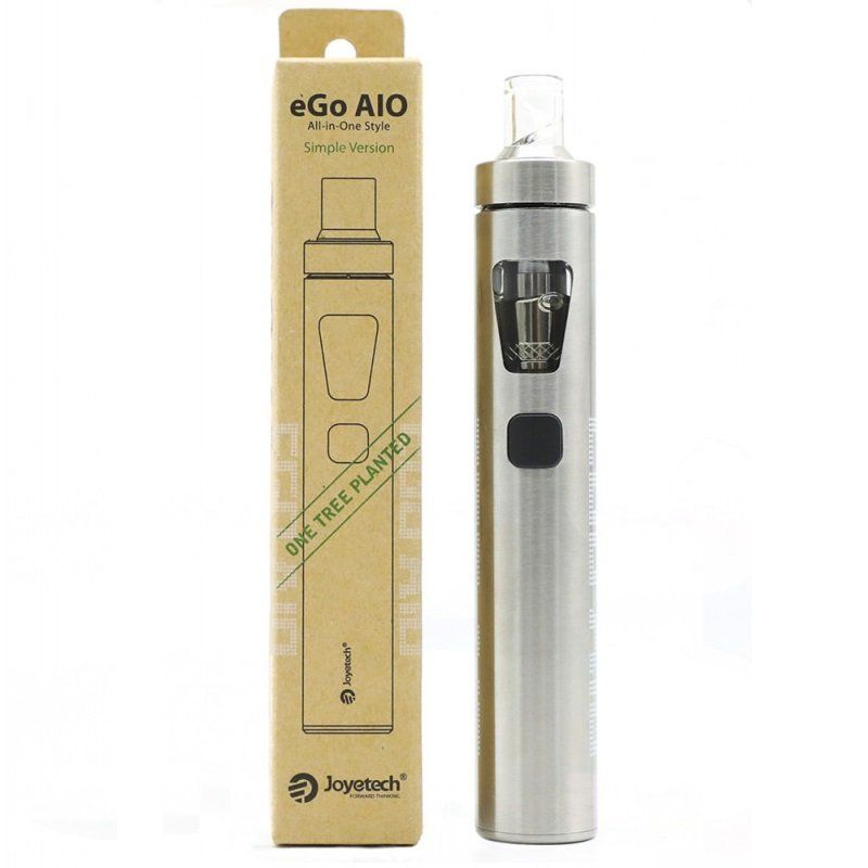 Kit Tigara Electronica JoyeTech, eGo AIO Eco SS Editie Limitata, 1700 mAh, 2ml, Gri