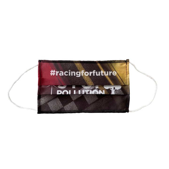Acoperitoare fata EcoGP Fashion reutilizabila, 2 straturi, Adulti, Multicolora