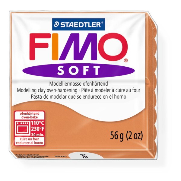 Lut polimeric Fimo Soft pentru modelaj 8020-Cognac