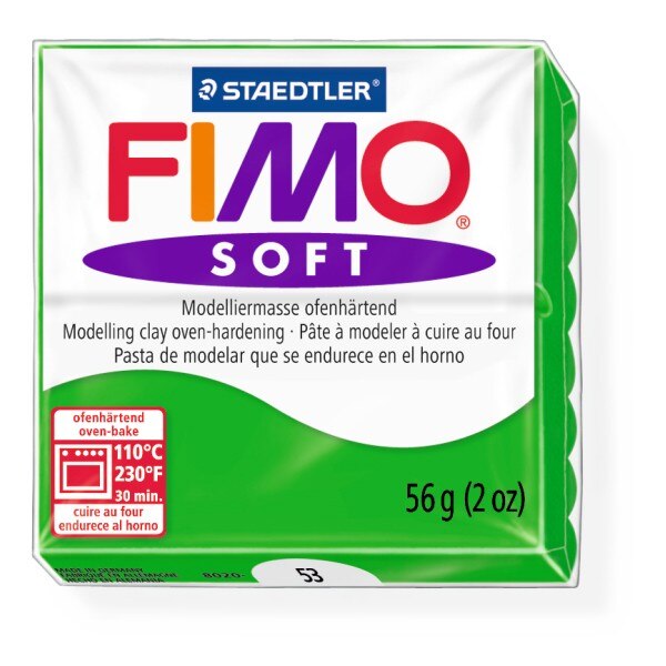 Lut polimeric Fimo Soft pentru modelaj Tropical green STH-8020-53