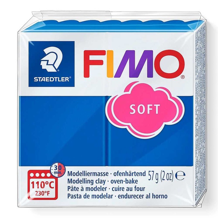Pasta de modelaj FIMO Soft 57g Albastru venetian