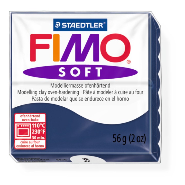 Fimo Soft полимерна глина за моделиране 8020-Windsor blue