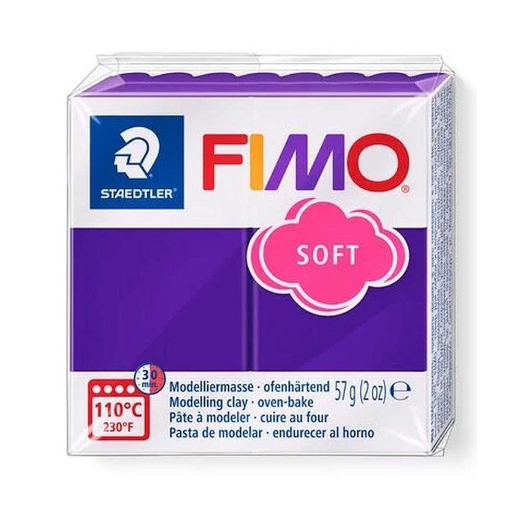 Pasta de modelaj FIMO Soft 57g Violet indigo