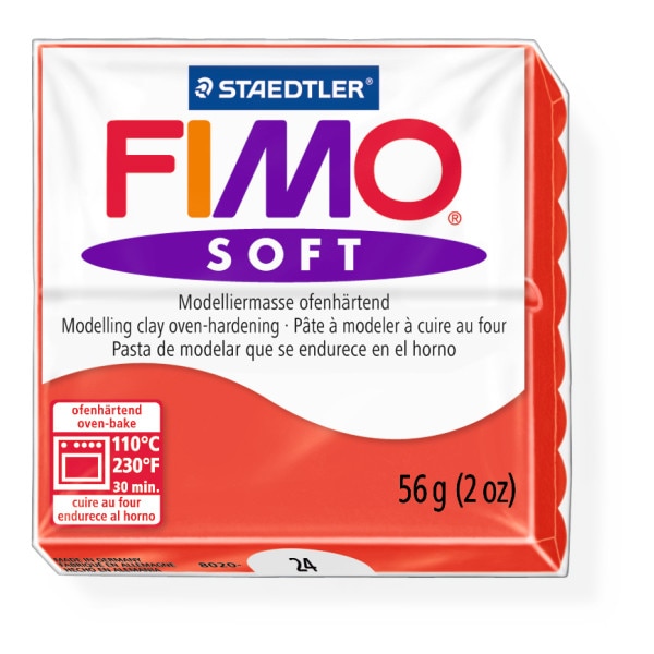 Lut polimeric Fimo Soft pentru modelaj 8020-Indian red