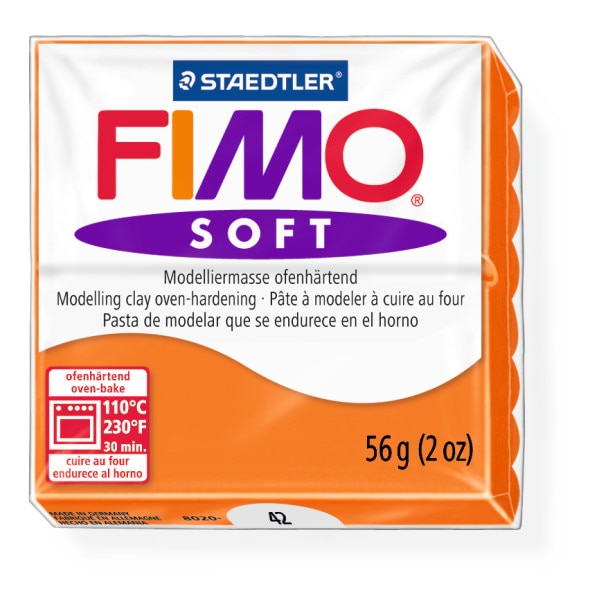 Lut polimeric Fimo Soft pentru modelaj Tangerine STH-8020-42
