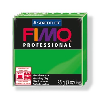Lut polimeric Fimo Professional pentru modelaj Green STH-8004-5 Lut polimeric Fimo Professional pentru modelaj Green STH-8004-5