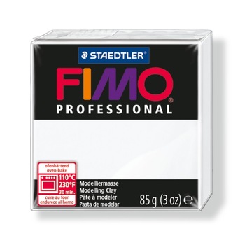 Lut polimeric Fimo Professional pentru modelaj White STH-8004-0 Lut polimeric Fimo Professional pentru modelaj White STH-8004-0