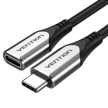 Cablu de extensie USB C 3.1 , 4K 60Hz, 5Gbps , incarcare rapida 3A , 1 metru, Vention Cablu de extensie USB C 3.1 , 4K 60Hz, 5Gbps , incarcare rapida 3A , 1 metru, Vention