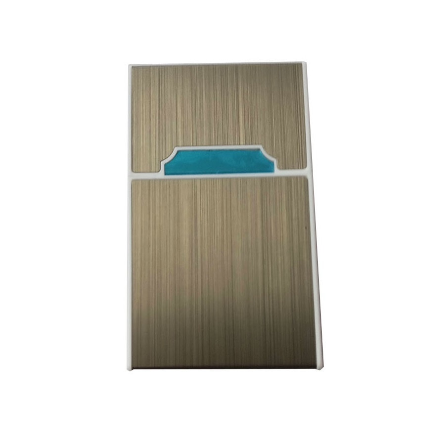 Tabachera cu bricheta electronica, incarcare USB, Gri, B0177