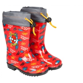Cizme De Cauciuc Spiderman Pentru Copii , Marime 28-29, Multicolor Cizme De Cauciuc Spiderman Pentru Copii , Marime 28-29, Multicolor