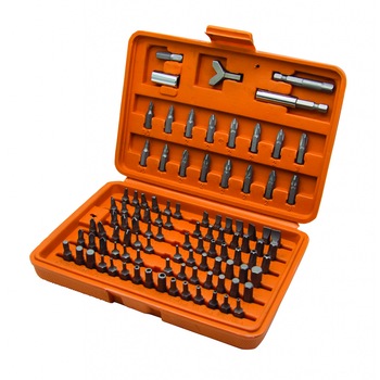 Set 100 biti si accesorii pentru insurubare Gadget Set 100 biti si accesorii pentru insurubare Gadget