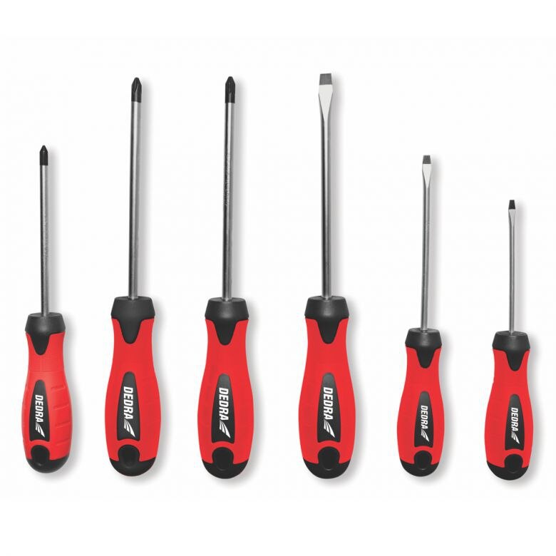 Set 6 surubelnite SL 3,4,6 PH 1,2 PZ 2 din otel CrV Dedra