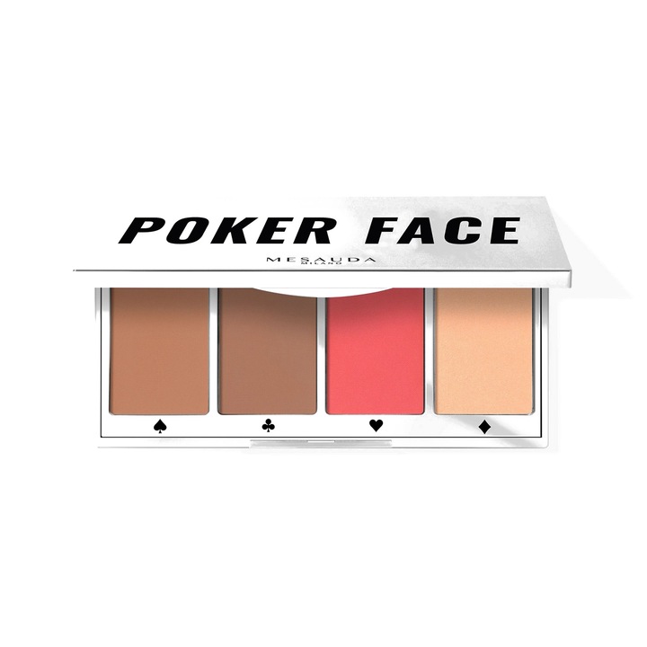 Fard iluminator si contur Mesauda Poker Face 03 Tan 4x5g