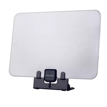 Antena de interior HDTV/UHF cu design foarte subtire si imprimabil, 48dB, control variabil, cablu coaxial 2m, 75 Ohm, filtru 3G/4G , DVB-T/T2 ready Antena de interior HDTV/UHF cu design foarte subtire si imprimabil, 48dB, control variabil, cablu coaxial 2m, 75 Ohm, filtru 3G/4G , DVB-T/T2 ready