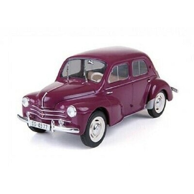 Automodel de construit Heller Renault 4 CV cu vopseluri, adeziv si pensula 1:43 HELL 56174