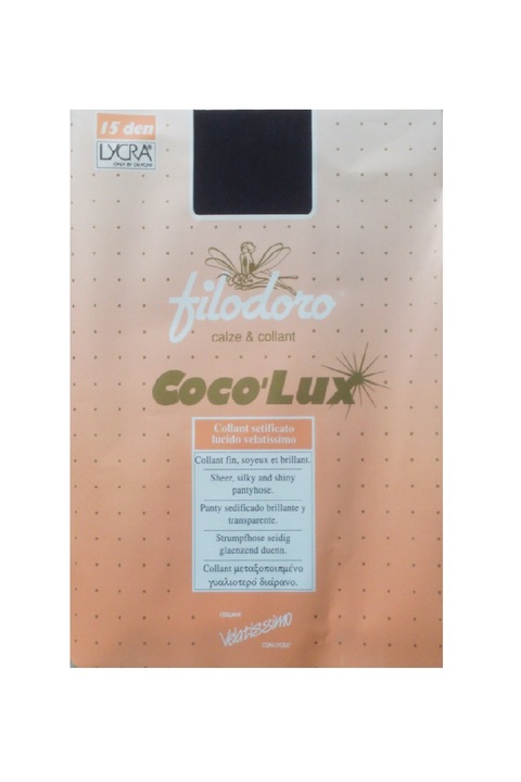 Dres Filodoro, CocoLux 15 den, Bleumarin