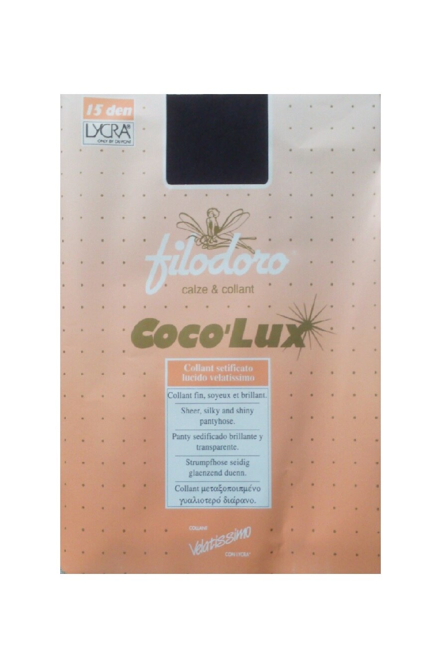 Dres Filodoro, CocoLux 15 den, Bleumarin