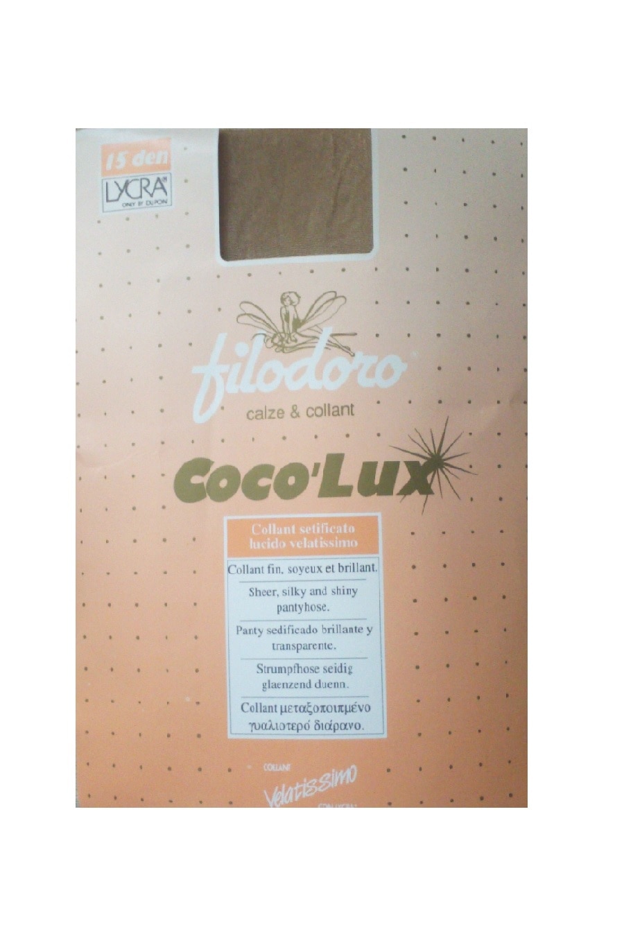 Dres Filodoro, CocoLux 15 den, Bej