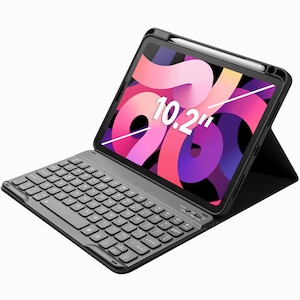 Biggest landing Weakness Husa universala cu tastatura detasabila bluetooth si touchpad pentru tablete  7 - 8 inch Android/Windows, negru - eMAG.ro
