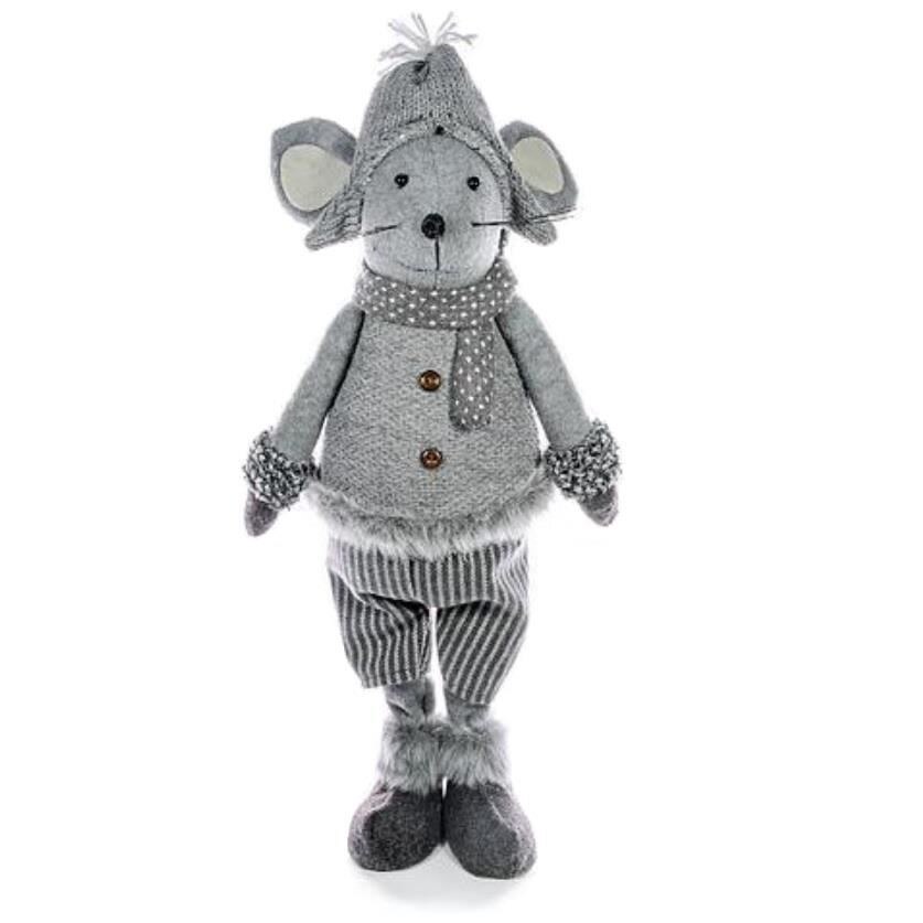 Decoratiune soricel baiat, Strend Pro XmMS99, material textil, inaltime 57cm