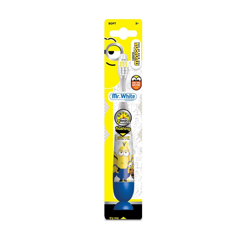Periuta de dinti Minions, Rolly Brush , Timer luminos, 36+