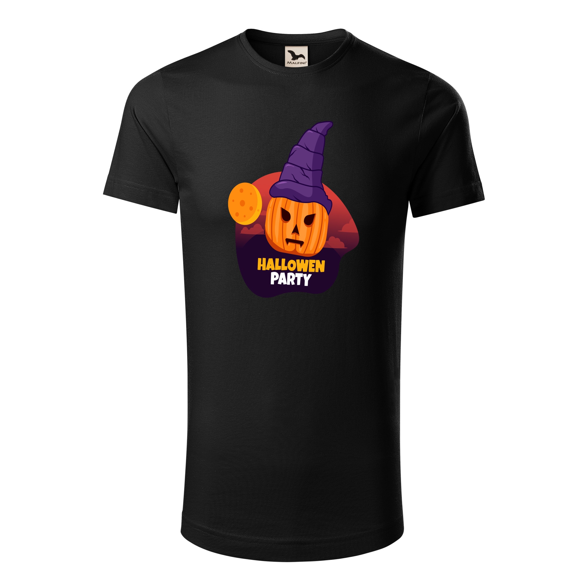Tricou barbati clasic, Malfini, Halloween Party, Negru, S