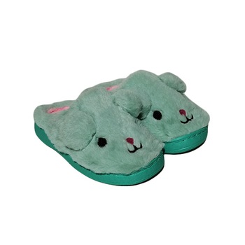 Papuci casa copii Trendd Happy, Unisex Turcoaz Papuci casa copii Trendd Happy, Unisex Turcoaz