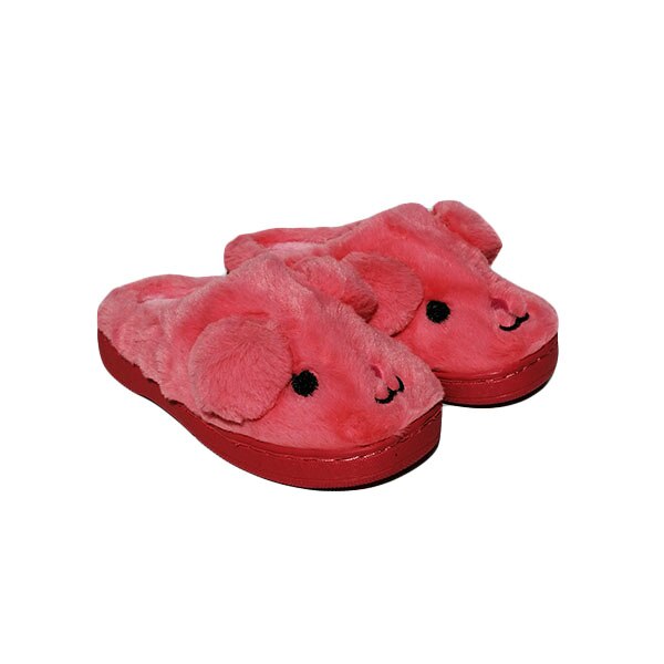 Papuci casa copii Trendd Happy, Unisex Roz