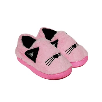 Papuci, botosi casa copii Trendd Cat, Roz