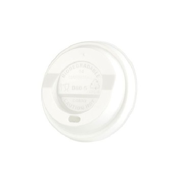 Capace biodegradabile albe cu deschidere bautura pentru pahare carton 250/300/400 ml, Ø 90 mm, CPLA, set 100 buc Capace biodegradabile albe cu deschidere bautura pentru pahare carton 250/300/400 ml, Ø 90 mm, CPLA, set 100 buc