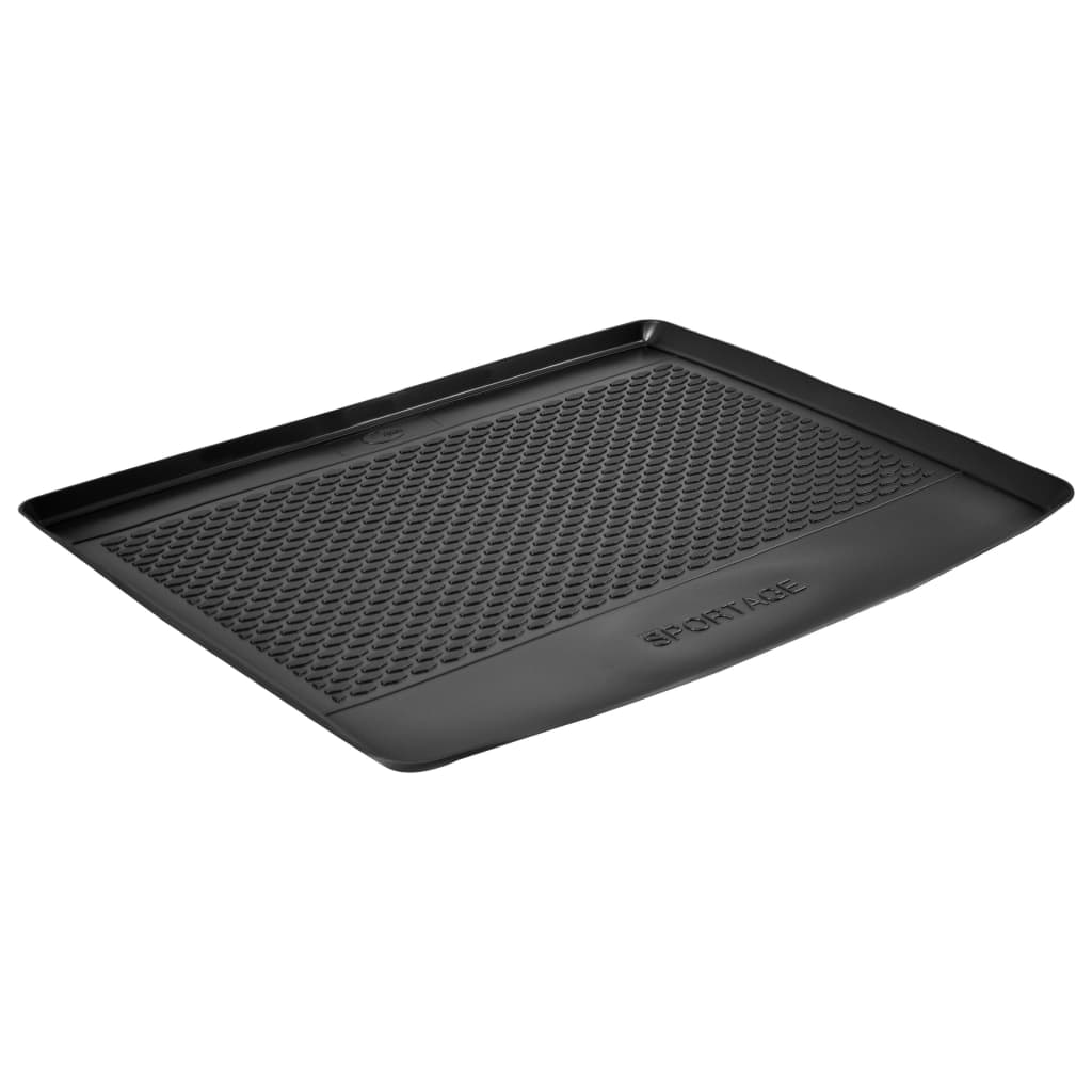 Covoras auto portbagaj pentru Kia Sportage, vidaXL, Cauciuc, 2010-2016, 84,4 x 102,5 x 4 cm