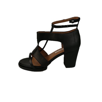 Sandale din piele intoarsa cu toc Other Story, negru, 38, Negru, 38 Sandale din piele intoarsa cu toc Other Story, negru, 38, Negru, 38